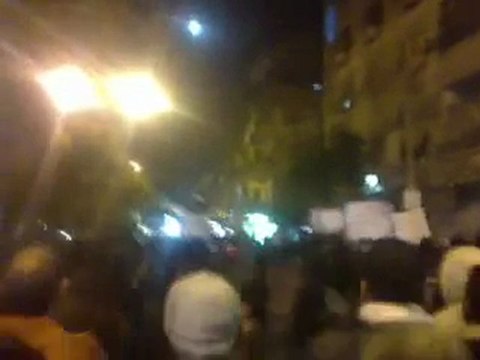 فري برس ريف دمشق زملكا مظاهرة مسائية حاشدة نصرة لحمص 10 12 2011 ج3