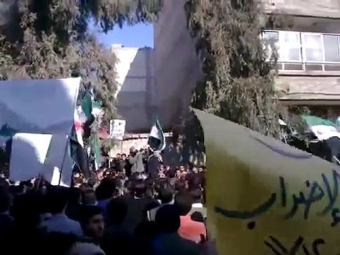 فري برس عربين مظاهرة رااائعة في أحد إضراب الكرامة 11 12 2011 ج1