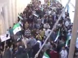 فري برس   حمص تلبيسة المحتلة   مظاهرة في اول ايام الاضراب الاحد 11 12 2011
