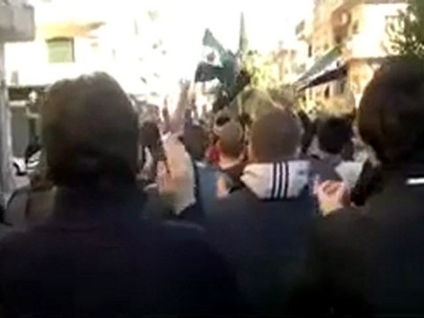 فري برس حمص حي الملعب يوم الاحد اضراب الكرامة 11 12 2011