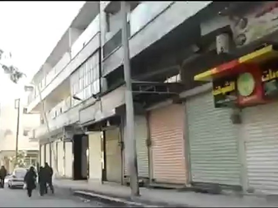 فري برس   مشاركة مدينة الباب بحلب إضراب الكرامة 11 12 2011 ج3