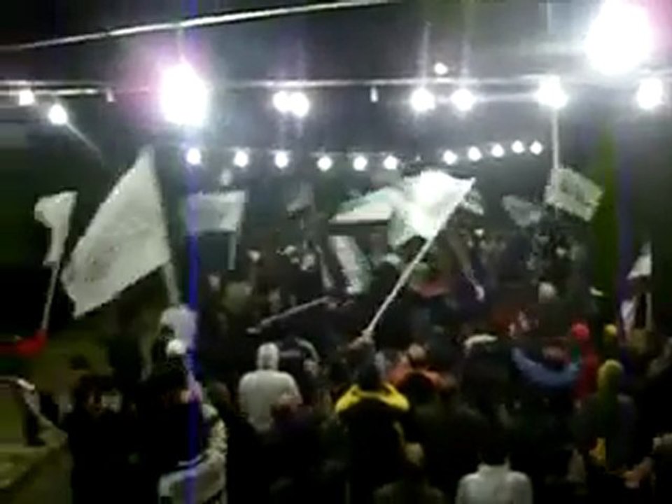 فري برس   مظاهرات سورية حمص حي الإنشاءات الى مجلس الأمن 10 12 2011