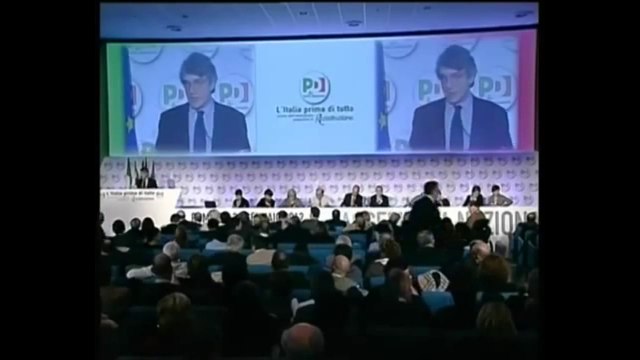 Roma - Assemblea nazionale Pd - Intervento di David Sassoli