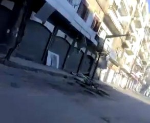 فري برس   حمص محيط جامع سيدنا خالد الاضراب العام 11 12 2011