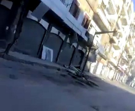 فري برس حمص محيط جامع سيدنا خالد الاضراب العام 11 12 2011