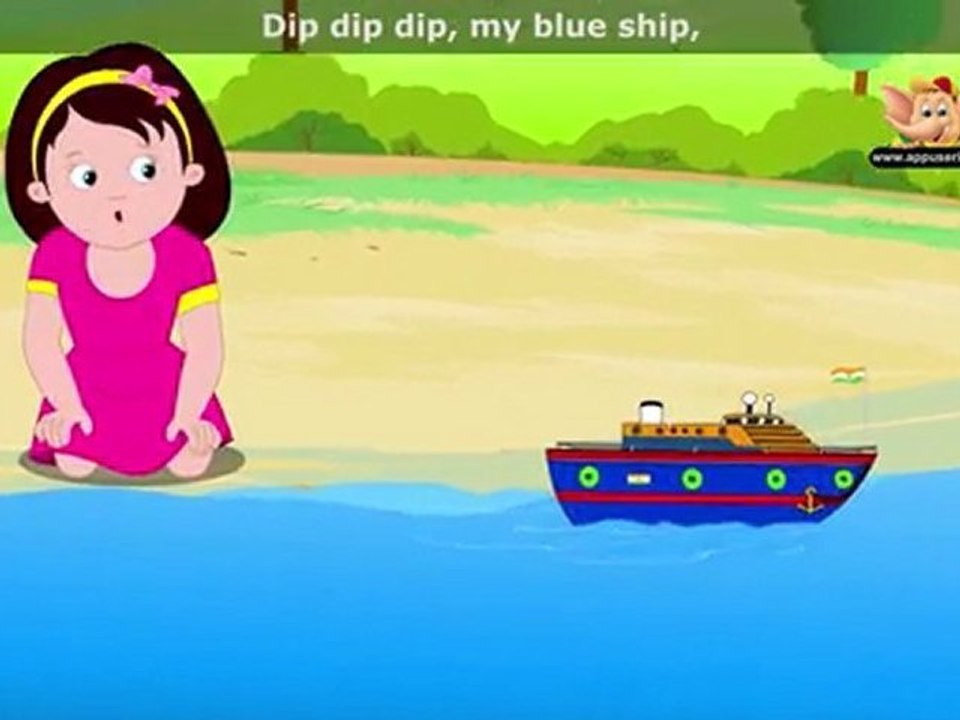 Dip, Dip, Dip - Nursery Rhyme with Lyrics and S...