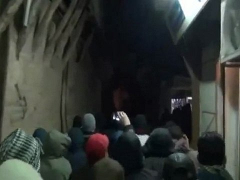 فري برس دمشق كفرسوسة مظاهرة مسائية الجامع الكبير 13 12 2011