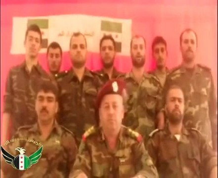 فري برس إدلب انشقاق العقيد الركن أحمد محمد الشيخ لواء 46 مشاة مع ثلة من الضباط الأحرار