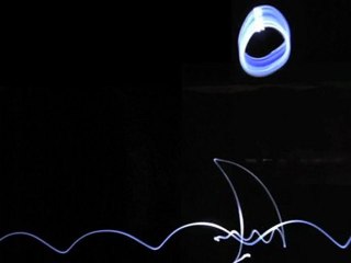 Lightpainting avec musique de Mathurin