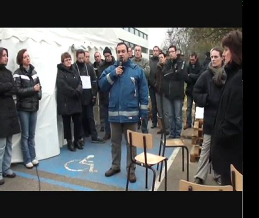 Blocage de l'entreprise MERCK le 11 janvier 2012