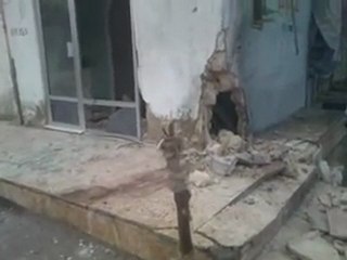 حماه - اثر الدمار في حي الشرقية ج2 15-12-2011