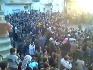 فري برس   حمص الحولة تشييع الشهيد كمال محمد إبراهيم15 12 2011