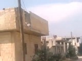 فري برس   هدم المنازل من قبل قوات الامن السوري بمدينه حمص القصير 15 12 2011