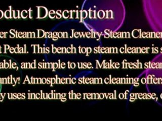 Silver Steam Dragon Jewelry Steam Cleaner Foot Pedal