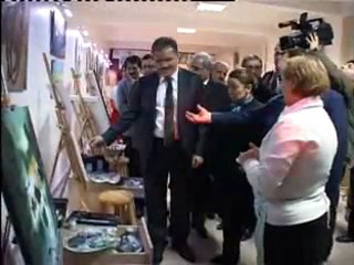 Adalet Bakanı Sadullah Erginin  sanat merkezini ziyareti1