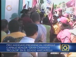 Capriles en Anzoátegui