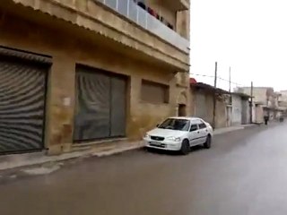 فري برس   اضراب الكرامة   مدينة مارع مع اذان العصر 17 12 2011