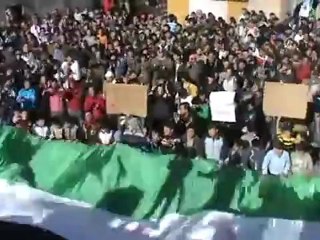 فري برس   حماة باب القبلي جمعة الجامعة العربية تقتلنا 16 12 2011