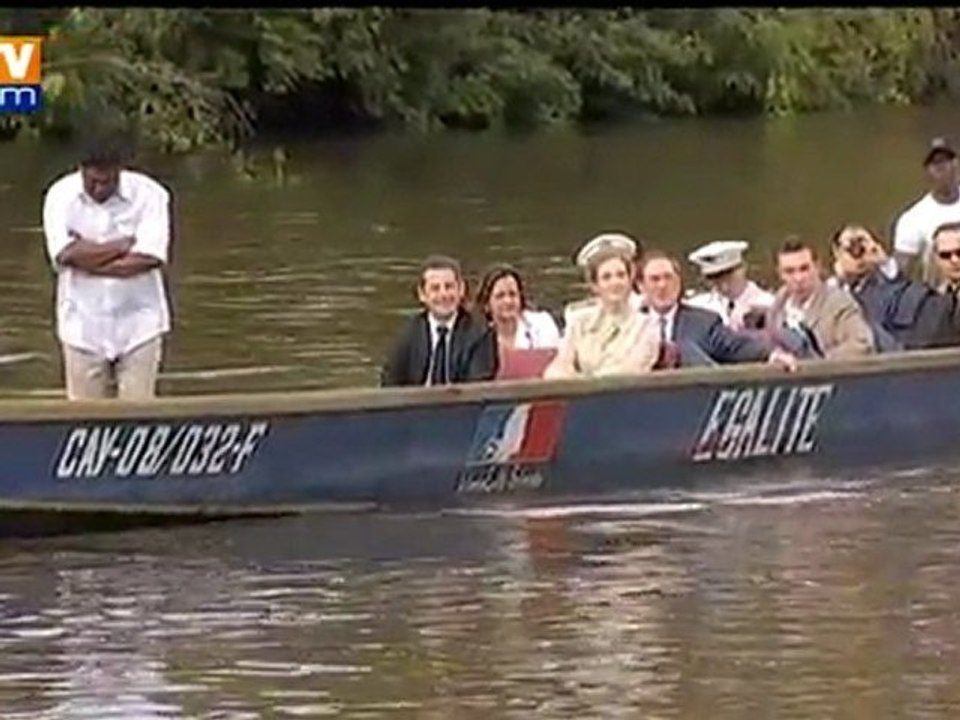 Sarkozy en Guyane : "je suis là et je reviendrai"