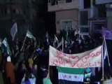فري برس   حمص الخالدية مظاهرة نصرة دير الزور منتصف الليل16 12 2011