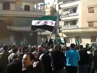 فري برس   حمص مساكن المعلّمين جمعة الجامعة العربيّة تقتلنا16 12 2011