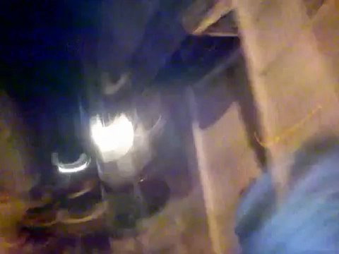 فري برس مظاهرة مسائية في حي القدم الدمشقي و الهروب من الأمن 17 12 2011