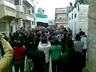 فري برس   حماه   طريق حلب عصرونية الثوار 18 12 2011