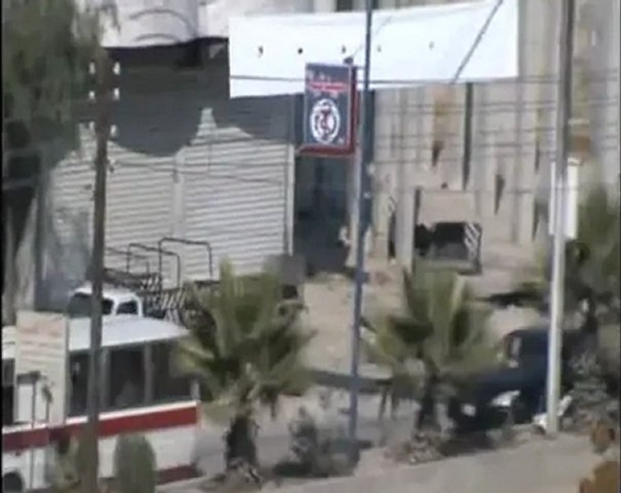 فري برس   ريف دمشق زملكا اقتحام البلدة بالدبابات ومئات الجنود