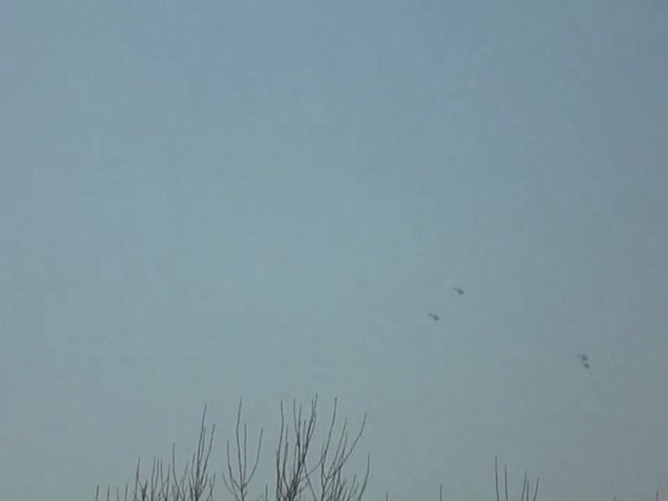 فري برس   غوطة دمشق   سقبا المروحيات في سماء المدينة 19 12 2011