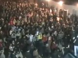 فري برس   دير بعلبة حمص مظاهرة مسائية تطالب باسقاط النظام 19 12 2011