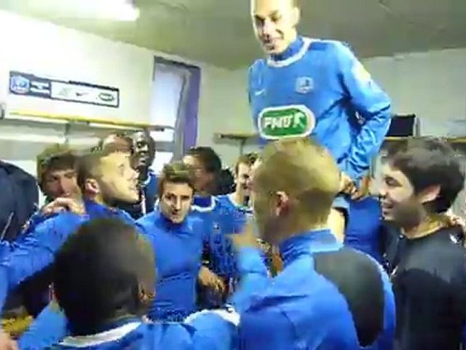 Foot  -dans les vestiaires du fcbp