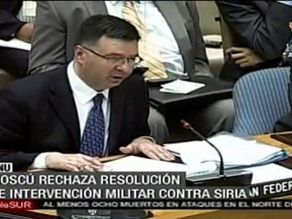 Rusia se opone a intervención militar en Siria