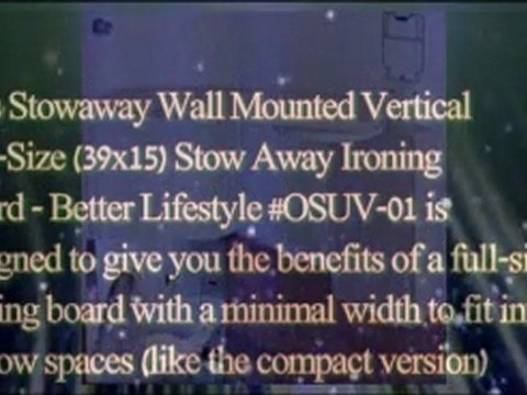Stowaway Wall Mounted Vertical Ironing Board Better Lifestyle