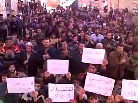 فري برس إدلب تفتناز نصرة لجبل الزاوية وحمص 20 12 2011 ج2