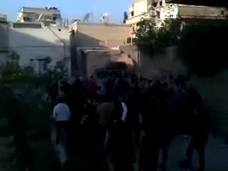 فري برس   دمشق حي القابون  الأربعاء استمرار في الإضراب 21 12 2011 ج6