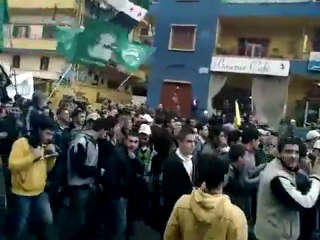 فري برس   طلاب الجامعة اللبنانية طرابلس الشام 21 12 2011 ج2