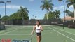 Victoria Torres senior tennis skills recruiting video from STAR Recruiting Service