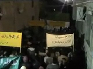 فري برس   حماة مسائية أبطال الفراية على انغام يا محلا الحرية 22 12 2011