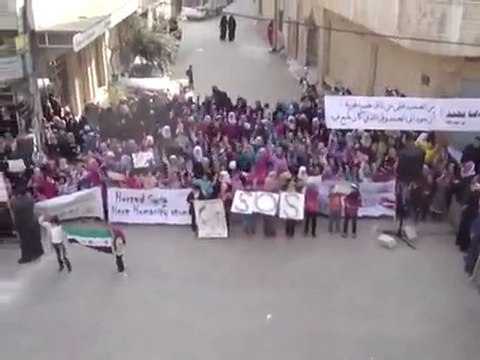 فري برس حماه طيبة الامام مظاهرة خميس قنوت النوازل 22 12 2011