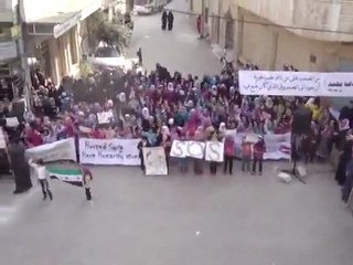 فري برس   حماه   طيبة الامام   مظاهرة خميس قنوت النوازل 22 12 2011