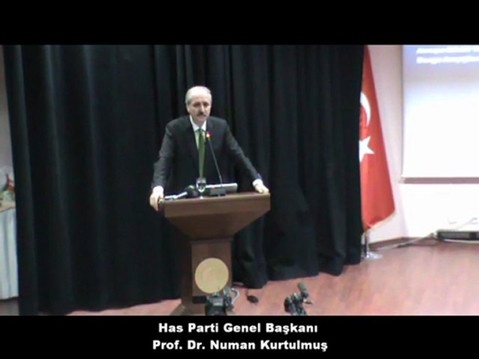 ÇOMÜ Genç Girişimciler Topluluğu Liderlik Seminerleri -1 Has Parti Genel Başkanı Prof. Dr. Numan Kurtulmuş