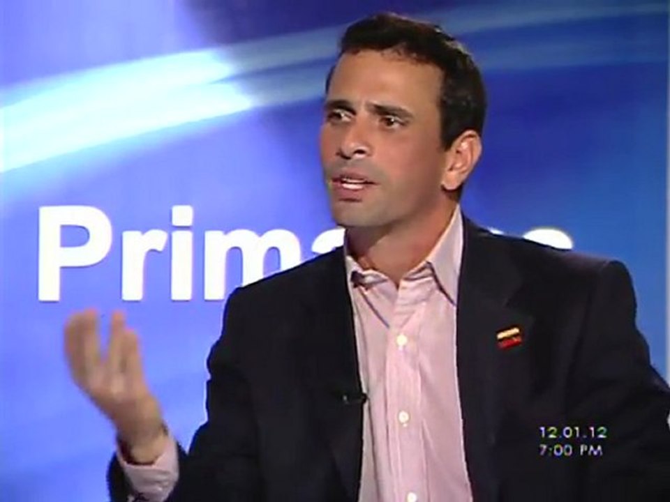 Capriles Radonski Rumbo a las Primarias Economía Parte 1