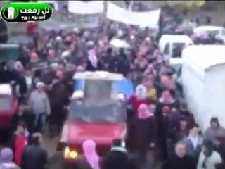 فري برس   حلب   تل رفعت    تشييع زهرة الريف الحلبي 24 12 2011 جـ3