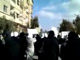 فري برس   ريف دمشق داريا مظاهرة نسائية السبت 24 12 2011 ج3