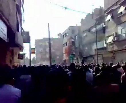 فري برس غوطة دمشق سقبا أحرار المدينة في مظاهرة حاشدة 23 12 2011