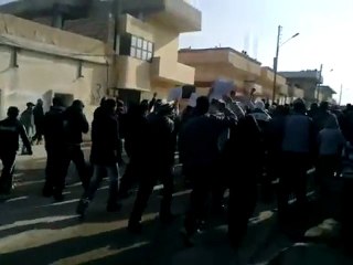 فري برس   مدينة الحسكة حي غويران 24 12 2011