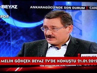 Download Video: Melih Gökçek Beyaz TV'de konuştu.