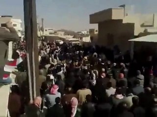 فري برس   رحيبة   ريف دمشق  تشيع الشهيد عماد اليتيم 24 12 2011  ج1