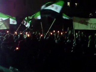 فري برس   مسائيات العاصمة  حي برزة نصرة لبابا عمرو  24 12 2011 ج2