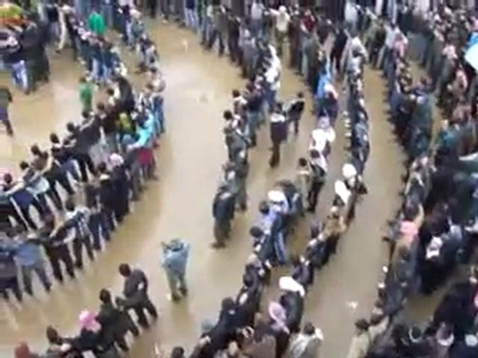 فري برس   حمص الغنطو زفاف الشهيد جمال العلي 24 12 2011 ج2